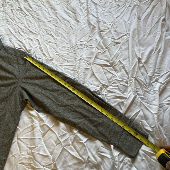 Massimo Dutti Mens Grey Button Down Shirt Size L Regular Fit 100% Cotton NWT - Picture 6 of 6